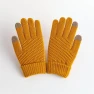 Autumn Winter Jacquard Gloves with Touchscreen and Velvet, Millioner