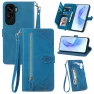 Zipper Wallet Case with Strap Flower Imprint — Basic Cases, Smartwatch 2025