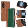 Contrast Color Wallet Leather Phone Cover, Smartwatch 2025