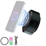 Magnetic Car Phone Holder 2 in 1 with Wireless Charging, Auto Accessories Home