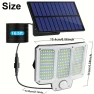 Solar Powered Outdoor Motion Sensor Floodlight, Fresh Source International Inc