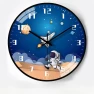 Creative Space Automatic Time Radio Wall Clock, Window glass film