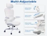 Thumbnail Ergonomic Office Chair with Adjustable Headrest and Lumbar Support — Ergonomic Chair, TRALT