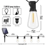 Solar Powered LED String Lights with Remote, HomeHarmony