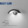 Outdoor Wall-Mounted LED Light with Motion Sensor, Odeon Light