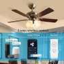 Thumbnail Smart Wi-Fi Ceiling Fan Remote Control Kit, 53T
