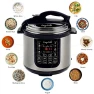 Thumbnail 8 Quart Digital Pressure Cooker — Multicooker, Megachef