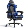 Thumbnail Gaming Chair with Footrest and Massage Lumbar Support — Ergonomic Chair, Shahoo