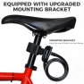 Thumbnail Premium Bike Lock with Keys and Mounting Bracket, Hapleby