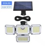 Solar Powered Outdoor Security Light with Motion Sensor, AirExpect