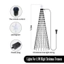 Smart Christmas Tree Topper with App-Controlled RGB LED String Lights, Super shoes Mall