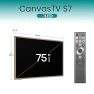 Thumbnail 75-Inch Class QLED 4K CanvasTV with Dolby Vision HDR and Google Smart TV, Hisense