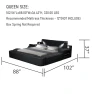Thumbnail Multifunction Smart Bed Frame with Lights, Massage, and Storage — Smart Bed, Dapedomal
