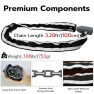 Thumbnail Fingerprint Bike Chain Lock — Smart Lock, Dhiedas