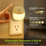 Thumbnail Plug in Night Light with Motion Sensor and Dusk to Dawn Sensor, AUVON