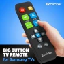 Thumbnail Replacement TV Remote with Big Buttons, EZClicker