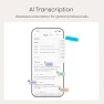 Thumbnail Voice Recorder with AI Notetaker and Transcription, Plaud
