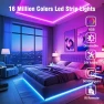 Thumbnail 100ft Color Changing LED Strip Lights Kit with Remote and App Control — LED Strip Lights, VOLIVO