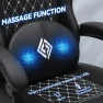 Thumbnail Gaming Chair with Speakers, Massage, and Footrest — Ergonomic Chair, HOFFREE