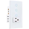 Thumbnail Combination Smart Touch Light Switch and Smart WiFi Power Wall Outlet — Smart Switch, KEYGMA