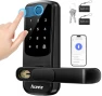 Thumbnail Keyless Entry Fingerprint Smart Door Lock with Built-in Wi-Fi, Touch Digital Keypad and Handle — Smart Lock, Aceele