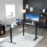 Thumbnail Electric Corner L-Shaped Standing Desk — Office, VIVO