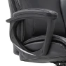 Thumbnail Executive Office Chair with Layered Body Pillows, Contoured Lumbar, Adjustable Seat Height, Bonded Leather — Ergonomic Chair, Serta