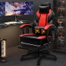 Thumbnail Gaming Chair with Footrest, Massage Lumbar Support, Height Adjustment, and 360° Swivel Seat — Smart Chairs, Shintenchi
