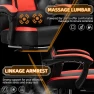 Thumbnail Gaming Chair with Footrest, Massage Lumbar Support, Height Adjustment, and 360° Swivel Seat — Smart Chairs, Shintenchi