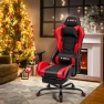 Thumbnail Massage Gaming Chair with Footrest — Gaming Chairs, ECOTOUGE