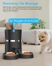 Thumbnail Automatic Pet Feeder with WiFi, App Control, Two-Way Splitter, Two Bowls, Voice Recorder, and Portion Control — Automatic Feeders, WellToBe
