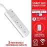 Thumbnail Smart Wi-Fi 3 Outlet Power Strip — Smart Plug, Energizer Connect