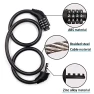 Thumbnail 4 Digit 3 Feet Long Bike Lock Cable Combination, Revelook