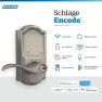 Thumbnail Accent Lever Smart Lock with Keyless Entry Touchscreen — Smart Lock, SCHLAGE