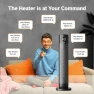 Thumbnail Tower Space Heater with Offline Voice Control, Emerson
