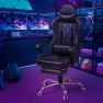 Thumbnail Gaming Chair with Footrest and Massage Lumbar Support — Smart Chairs, Shahoo