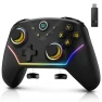 Thumbnail Wireless Controller with Hall Joysticks, Programmable Buttons, and RGB Lighting, Boowen