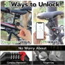 Thumbnail Fingerprint Bike Lock Cable — Smart Lock, Eseesmart
