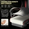 Thumbnail Gaming Chair with Footrest and Massage Lumbar Support — Ergonomic Chair, Bigzzia