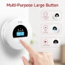 Thumbnail Interconnected Smoke Detectors and Carbon Monoxide Alarm 3-Pack, WUZETIAN