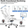 Thumbnail Ergonomic Office Chair with Adjustable Lumbar Support and Seat Depth — Smart Chairs, PatioMage