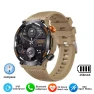 Khaki, 1.46-inch full-screen touch, Silicone strap, IP67