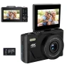 4K Digital Camera for Photography Autofocus with 180° Flip Screen, Duluvulu