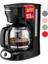 12-Cup Drip Coffee Maker with Borosilicate Carafe and Auto-Off, MUELLERHOME