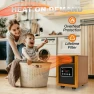 Portable Space Heater with Remote Control, 1500-Watt, Dr Infrared Heater