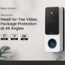 Wireless Video Doorbell Camera with Head-to-Toe View, No Monthly Fees — Video Doorbell, AOSU