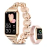 Silicone and Diamond Metal Bands