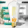 Vintage LED Edison Light Bulbs, Brightever