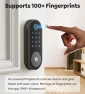 Matte Black, Bluetooth (Gateway required), 100+ fingerprints, 100+ passcodes