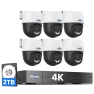 6 Cameras PTZ 360°